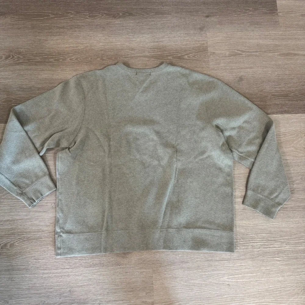 Polo Ralph Lauren V-Neck Sweater Mens XXL Green 100% Cotton Long Sleeve Pullover